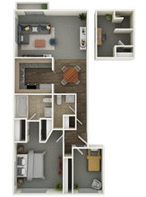 2x2  Loft 12-307 floor plan